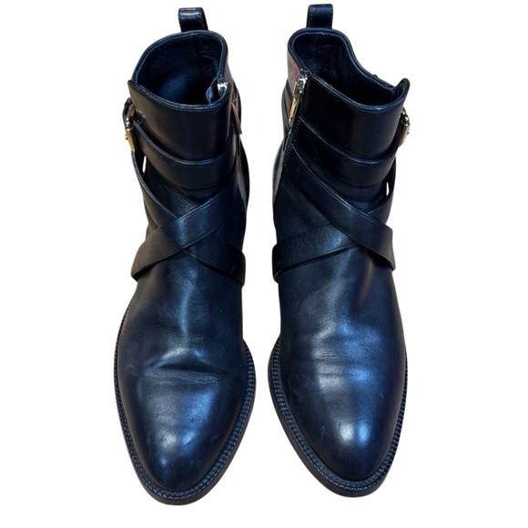 Burberry Pryle Boots Women 37 Black House Check Leather - Picture 9 of 11